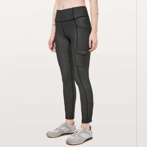 lululemon Scenic Route 7/8 High-Rise Cargo Leggings Zip Ankle